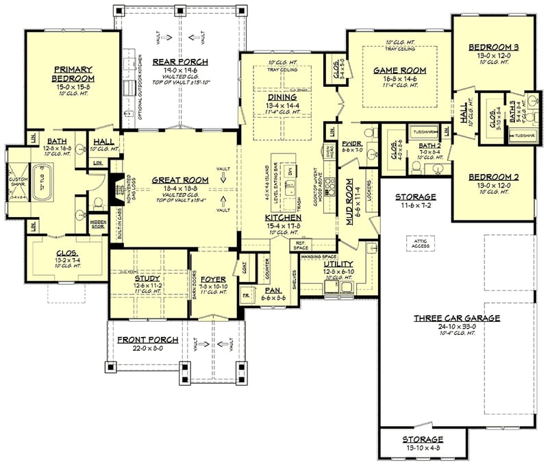 3 bedroom 3 bath house plans 2