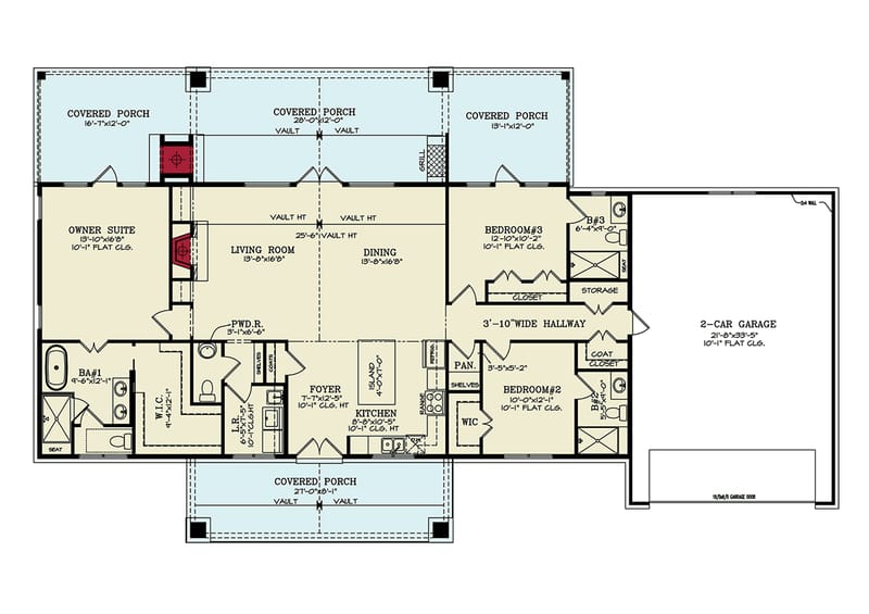 3 bedroom 3 bath house plans 3