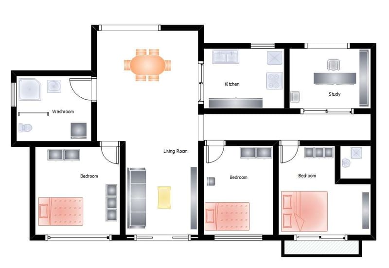 3 bedroom 3 bathroom house plans 5