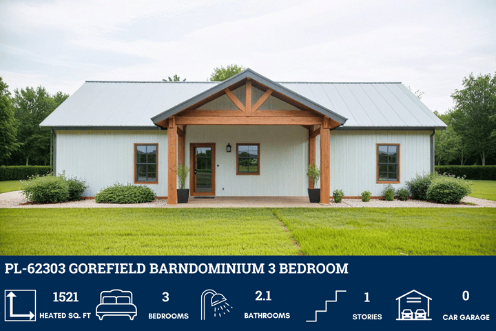 3 bedroom barndominium house plans 5