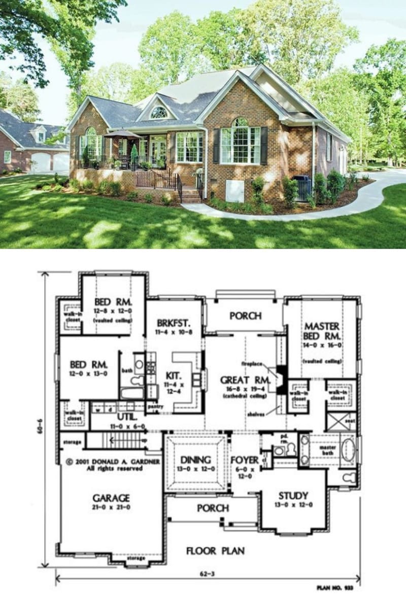 3 bedroom cottage floor plans 3