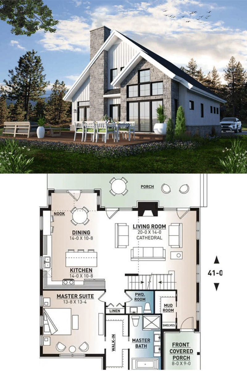 3 bedroom cottage floor plans 4