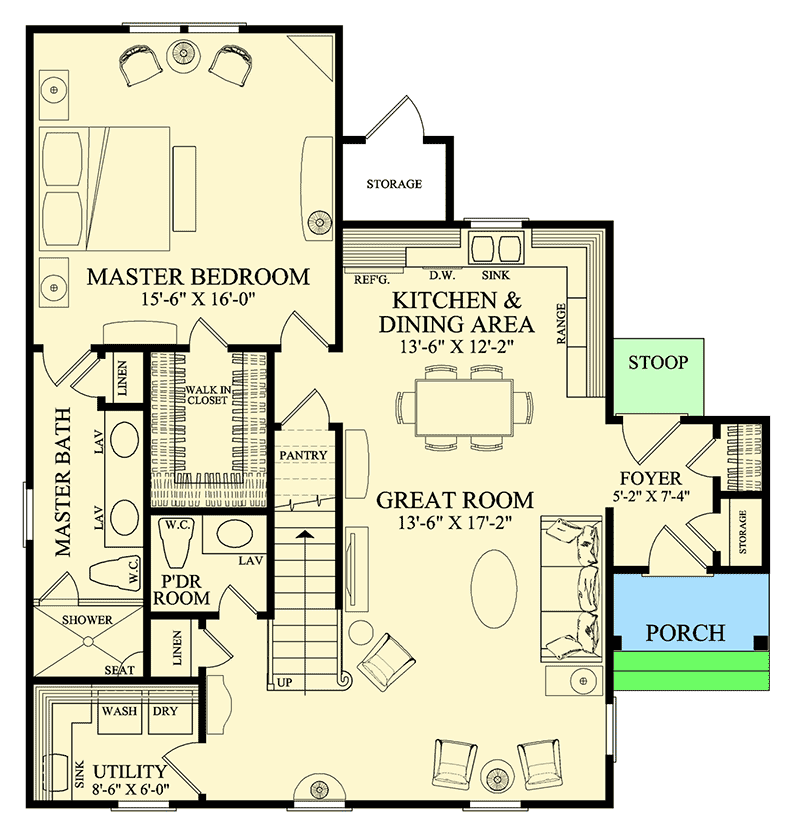 3 bedroom cottage floor plans 3
