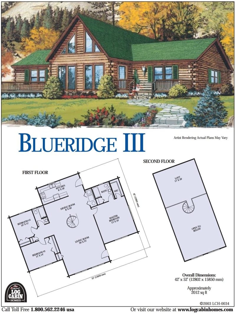 3 bedroom log cabin floor plans 4