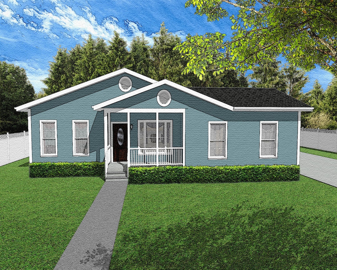 3 bedroom ranch house plan 4