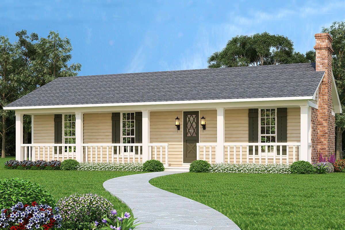3 bedroom ranch house plan 4