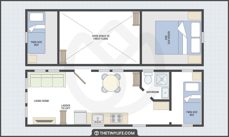 3 bedroom tiny home plans 5
