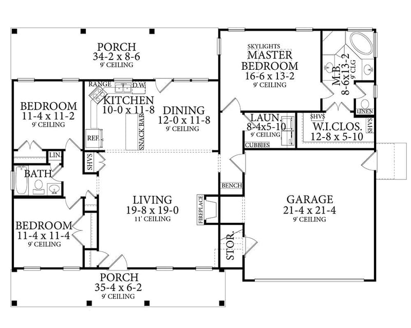 3 br ranch floor plans 3