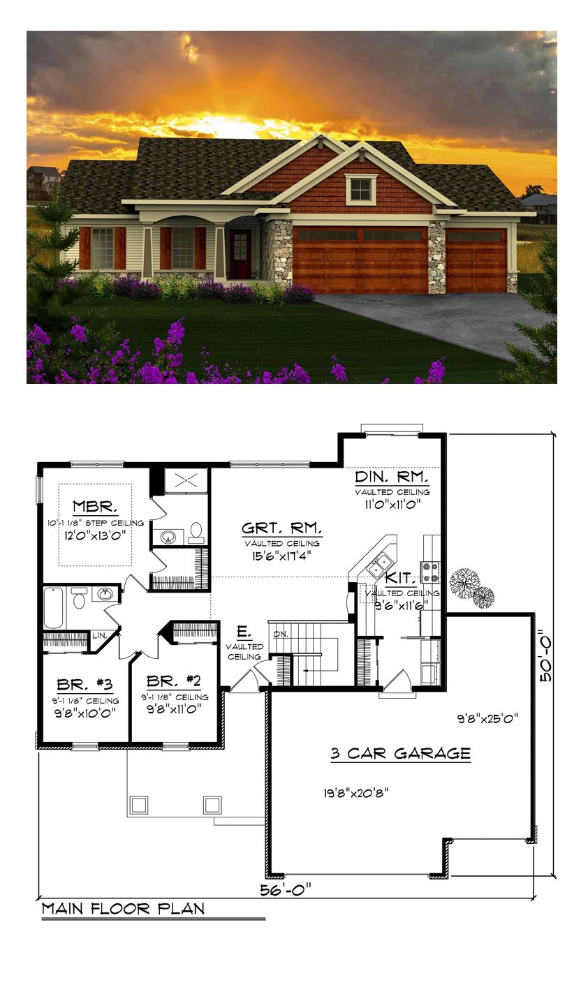 3 br ranch floor plans 4