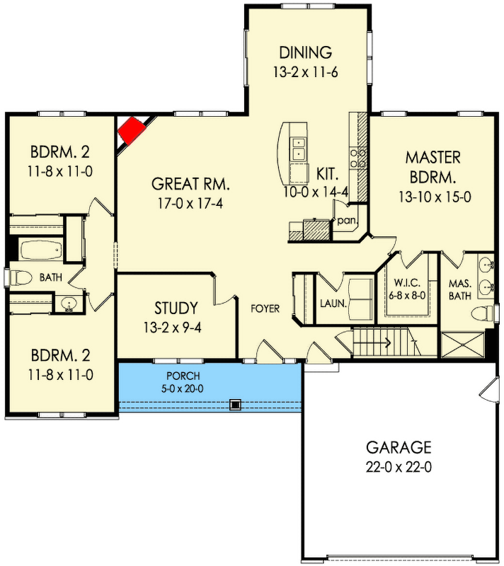 3 br ranch floor plans 5
