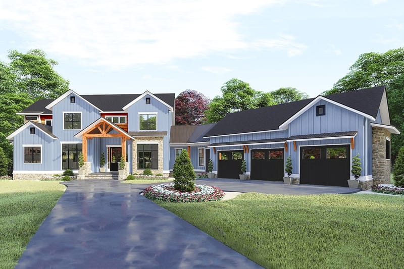 3 car garage home designs 3