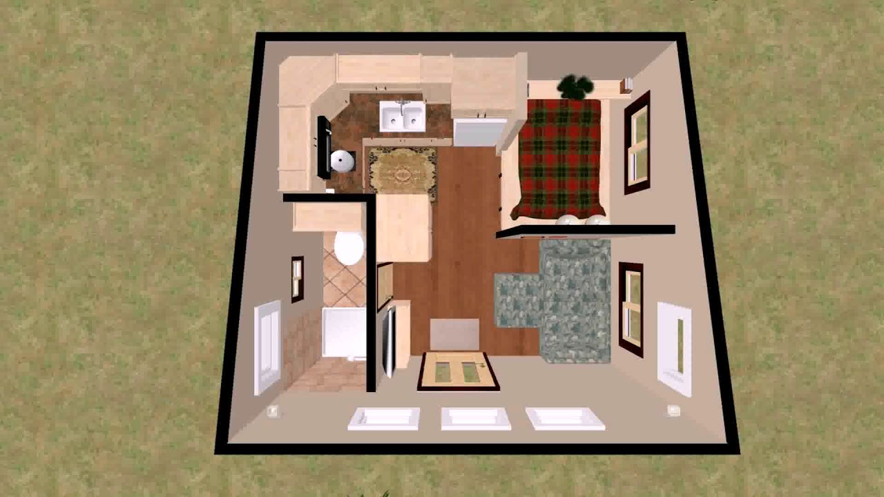300 sq ft tiny house floor plans 1