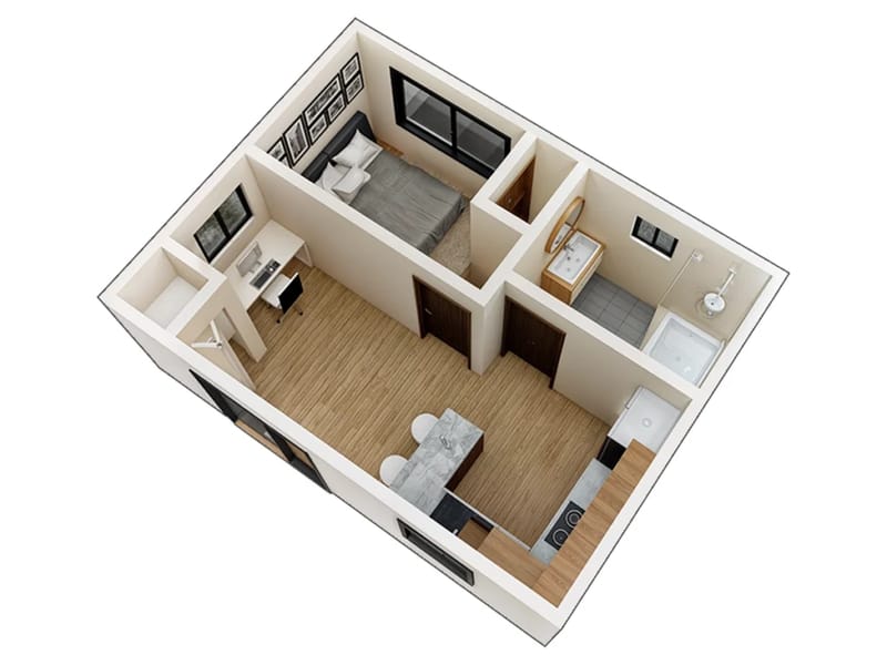 300 sq ft tiny house floor plans 2