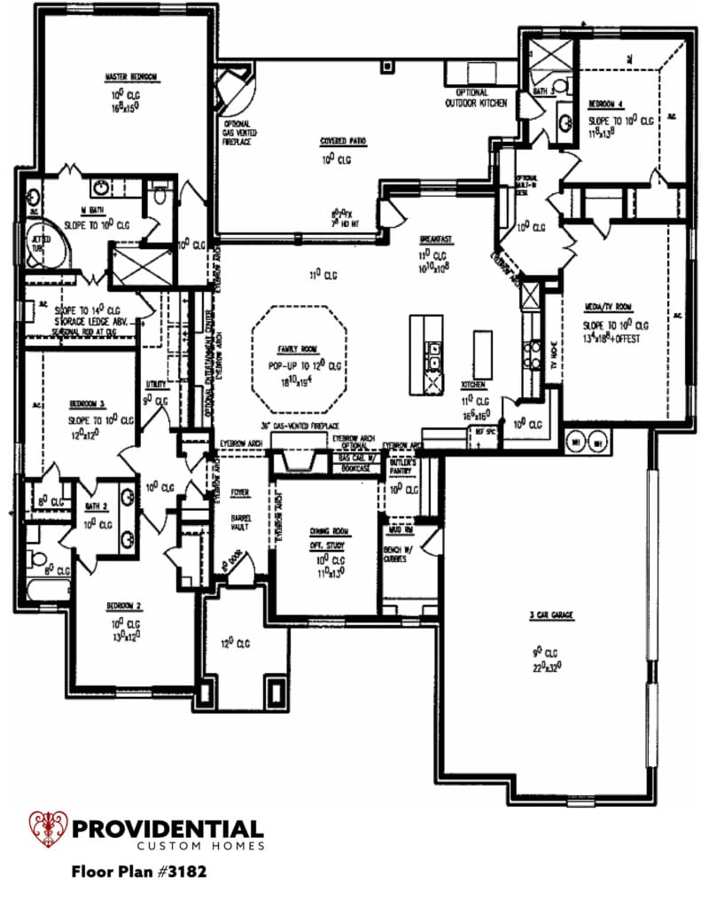 3000 sq ft single story house plans 2