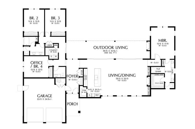 4 bed 2.5 bath house plans 4