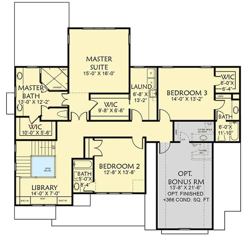 4 bedroom 2 bathroom floor plans 3