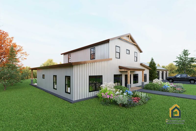 4 bedroom 2 story barndominium floor plans 5