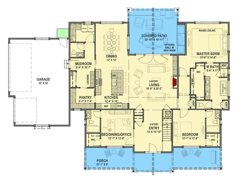 4 bedroom craftsman floor plans 5