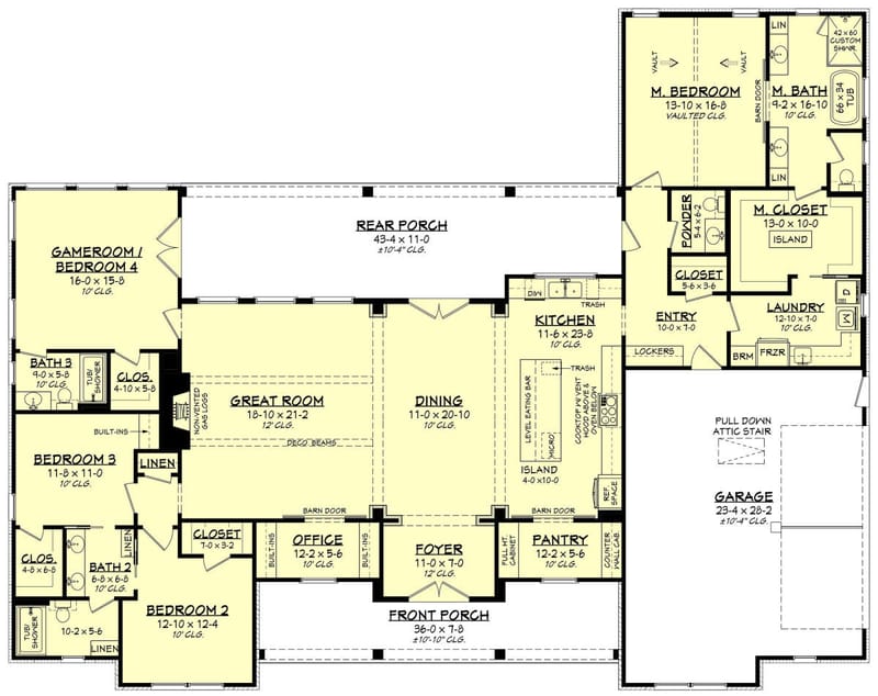4 bedroom modern farmhouse plans 4