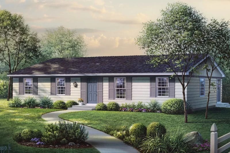 4 br ranch house plans 4