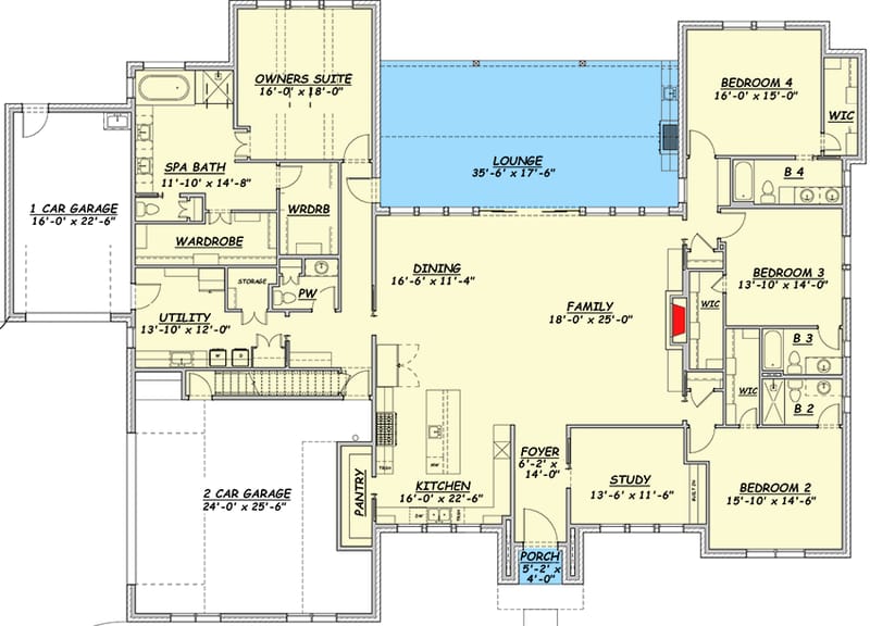 4000 sq ft home plans 2