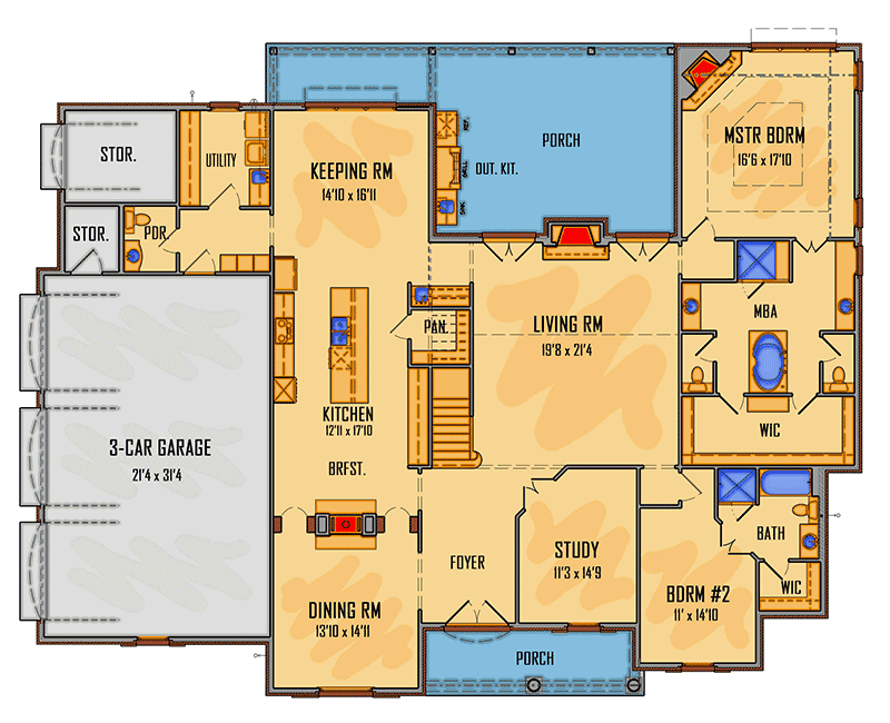 5 bed 3 bath floor plans 5
