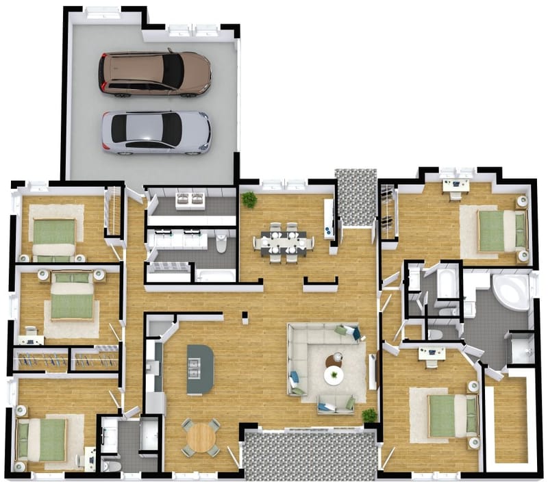 5 bedroom 3 bath floor plans 3