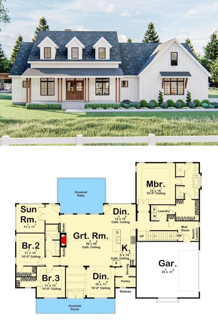 5 bedroom farmhouse house plans 2
