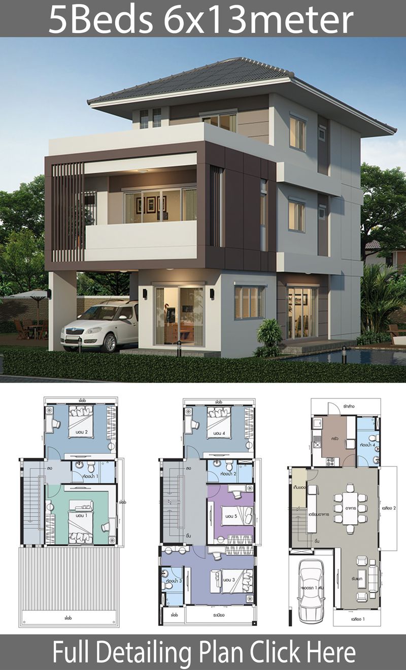 5 bedroom house plan design 2