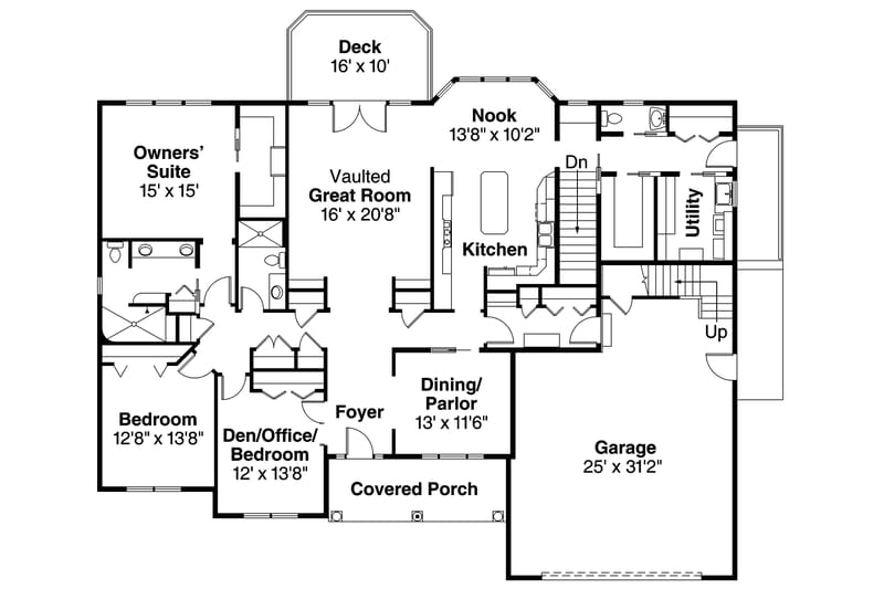 5 bedroom ranch house plans 1