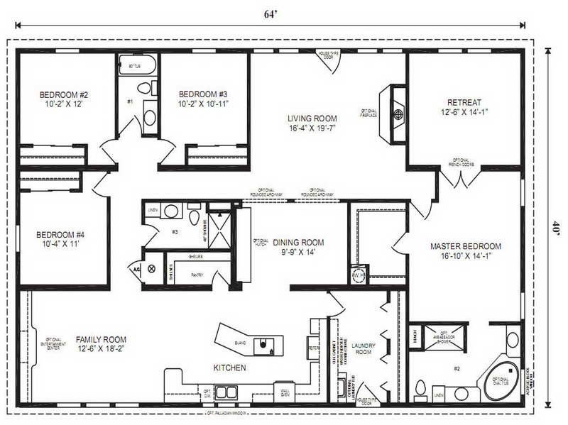 5 bedroom ranch style house plans 4