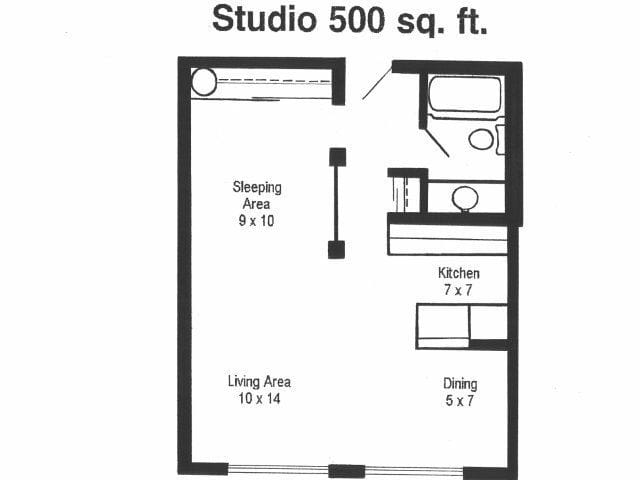 500 sq ft house design 4