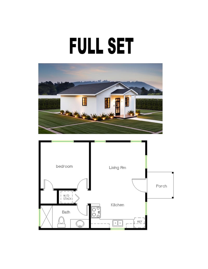 500 sq ft house design 3