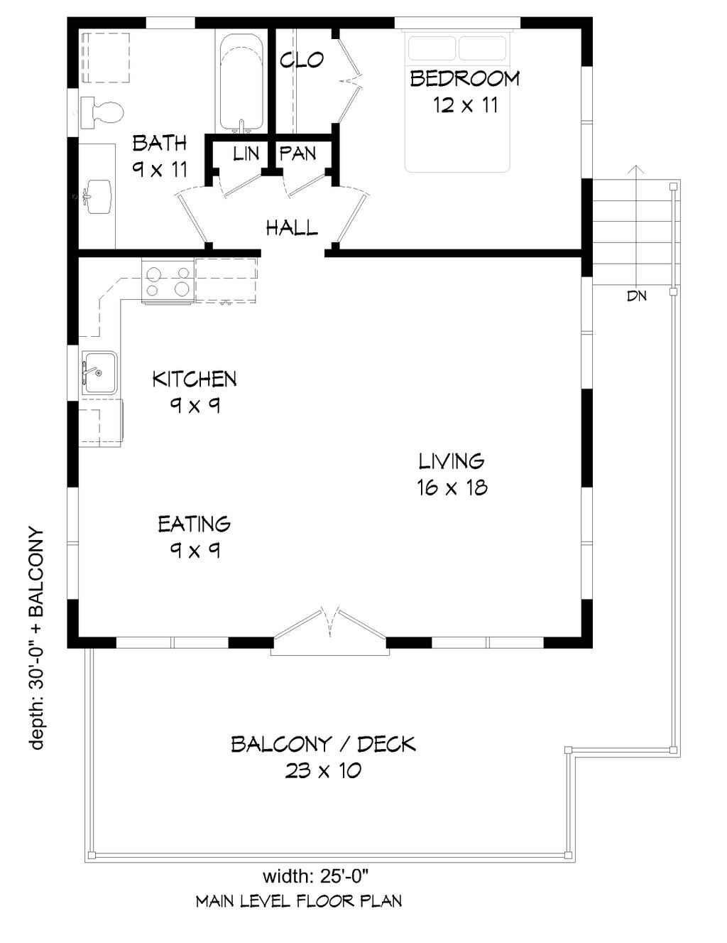 750 sq foot house plans 4