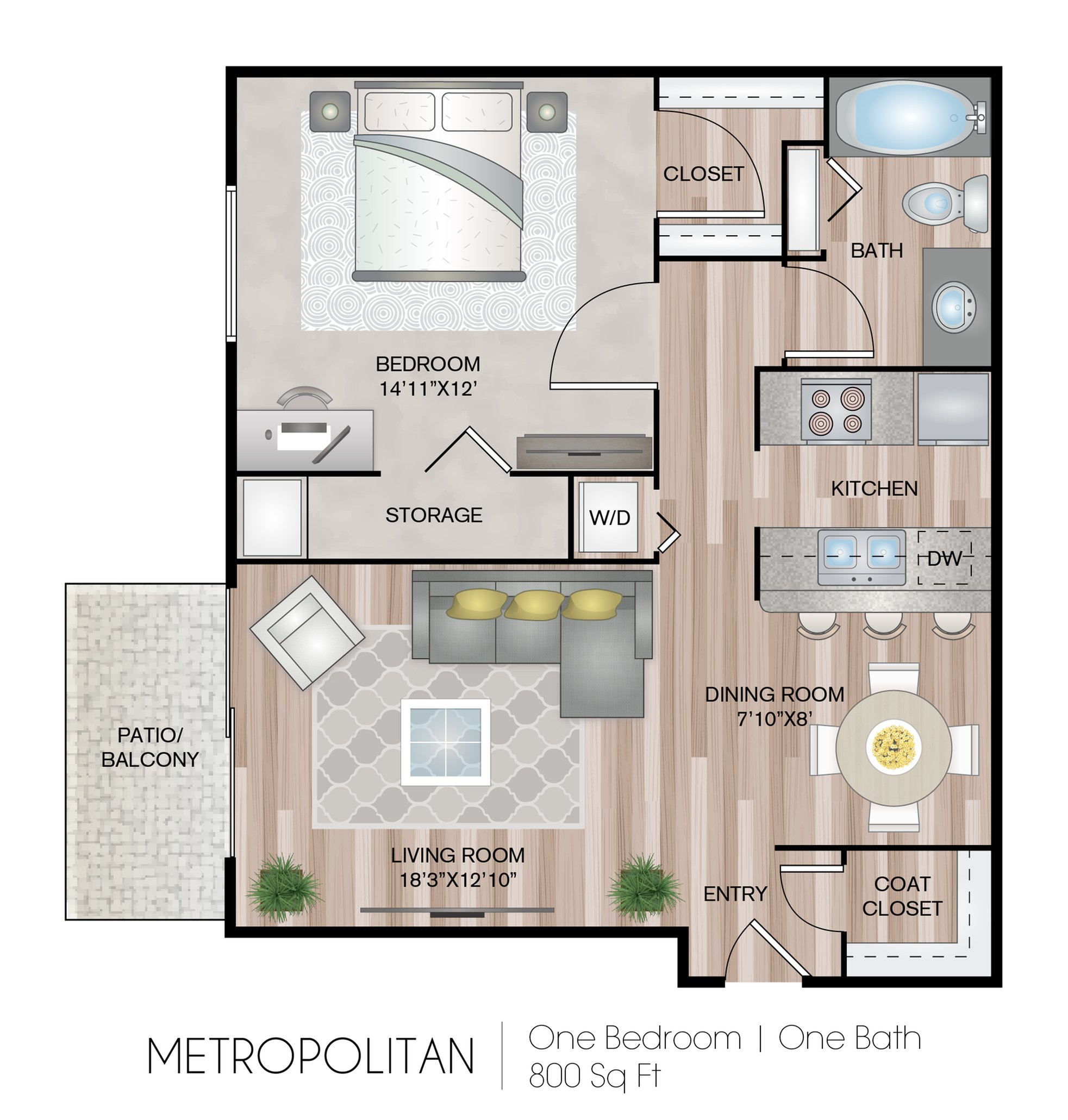 800 sq feet floor plan 3