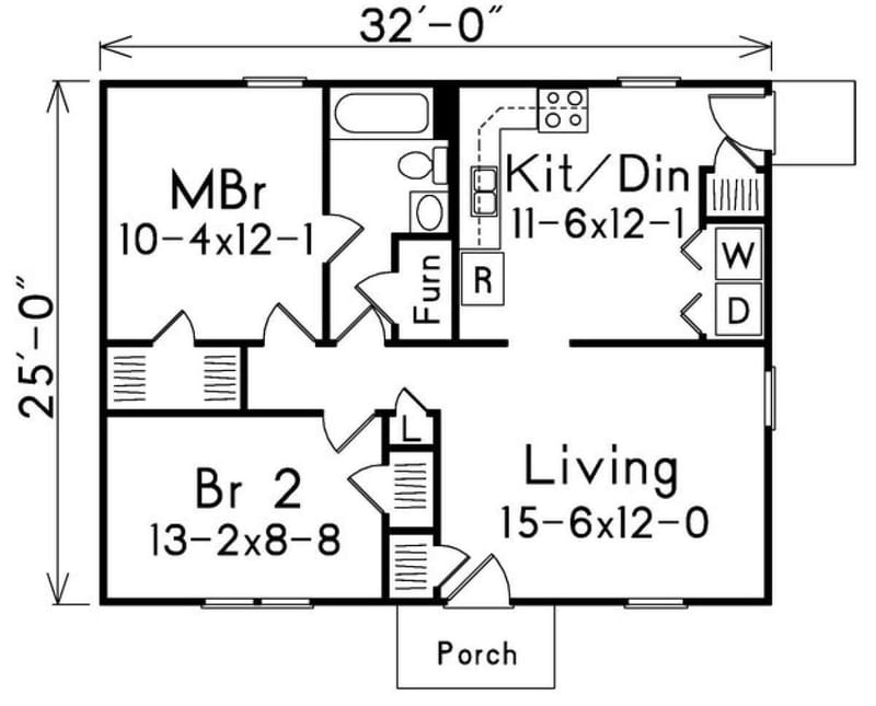 800 sq feet floor plan 5