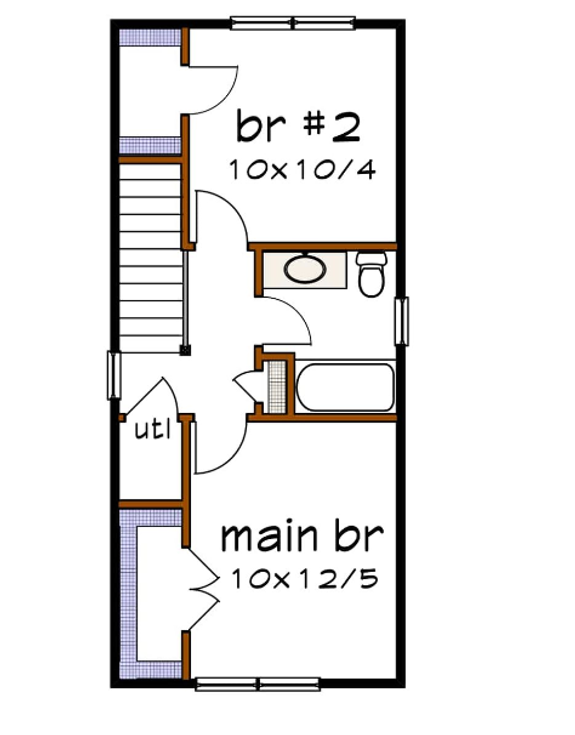 800 sq ft house plans 2 bedroom 2