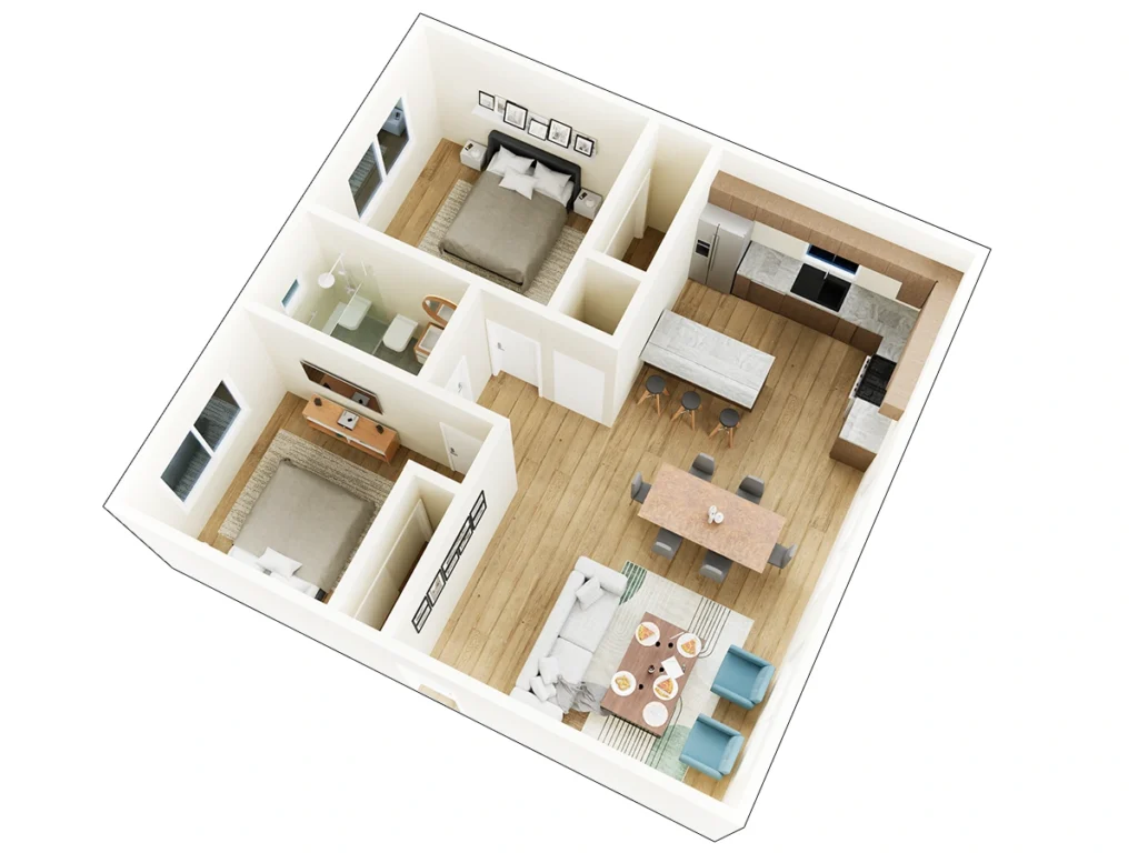 800 sq ft house plans 2 bedroom 4