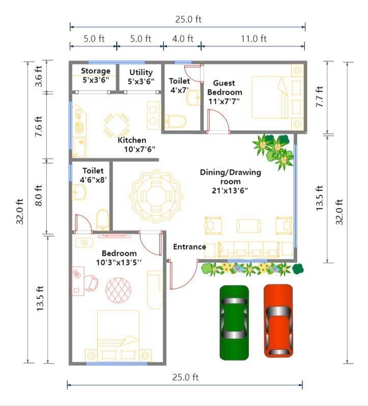 800 square feet home plans 5
