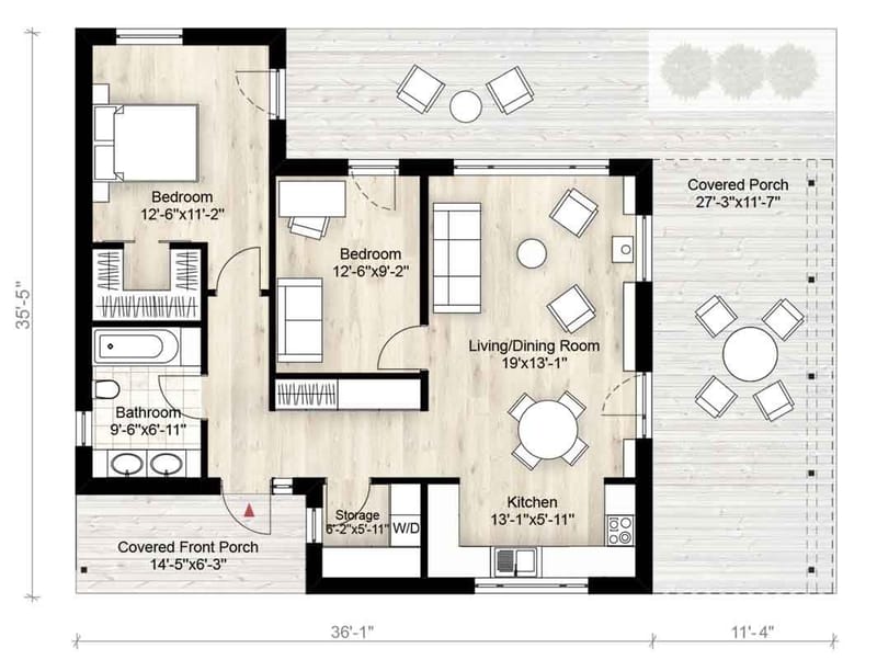 850 sq ft floor plan 3