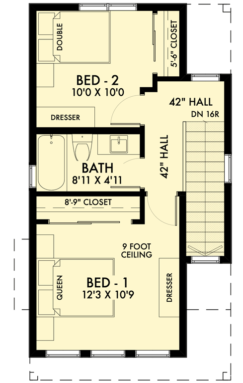900 sq ft house plans 1 bedroom 4
