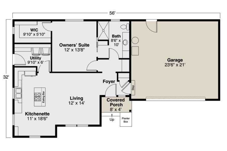 900 sq ft house plans 1 bedroom 1