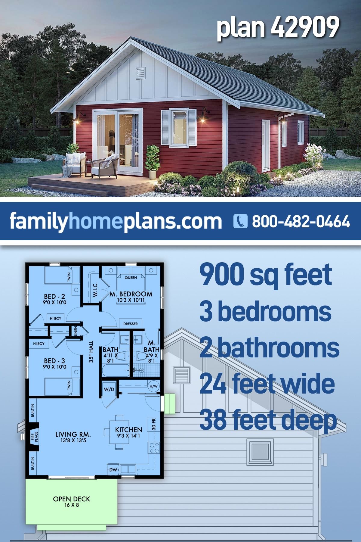 900 square foot house plans 4