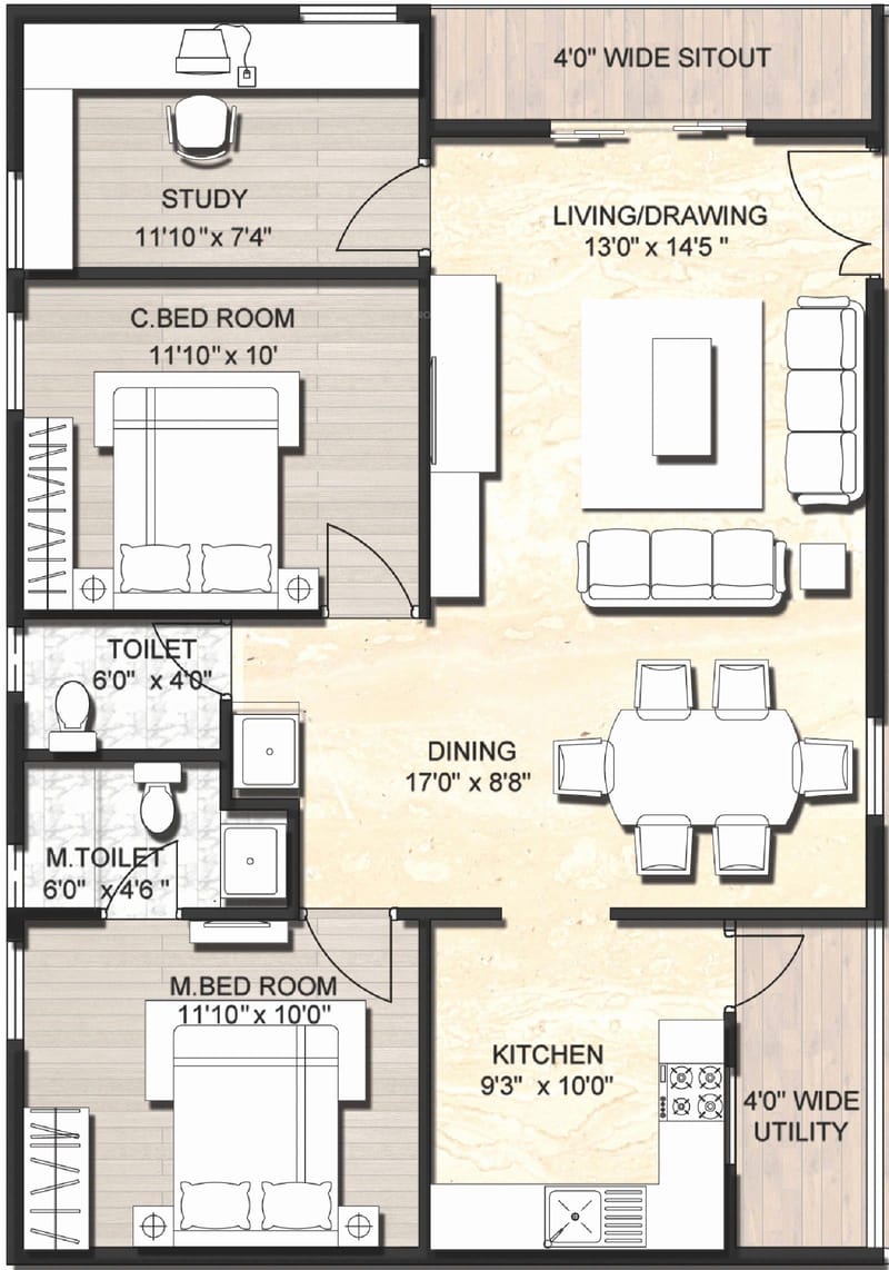900 square foot house plans 1