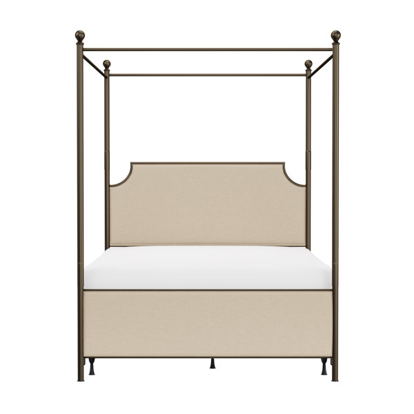 aasif upholstered metal canopy bed 1