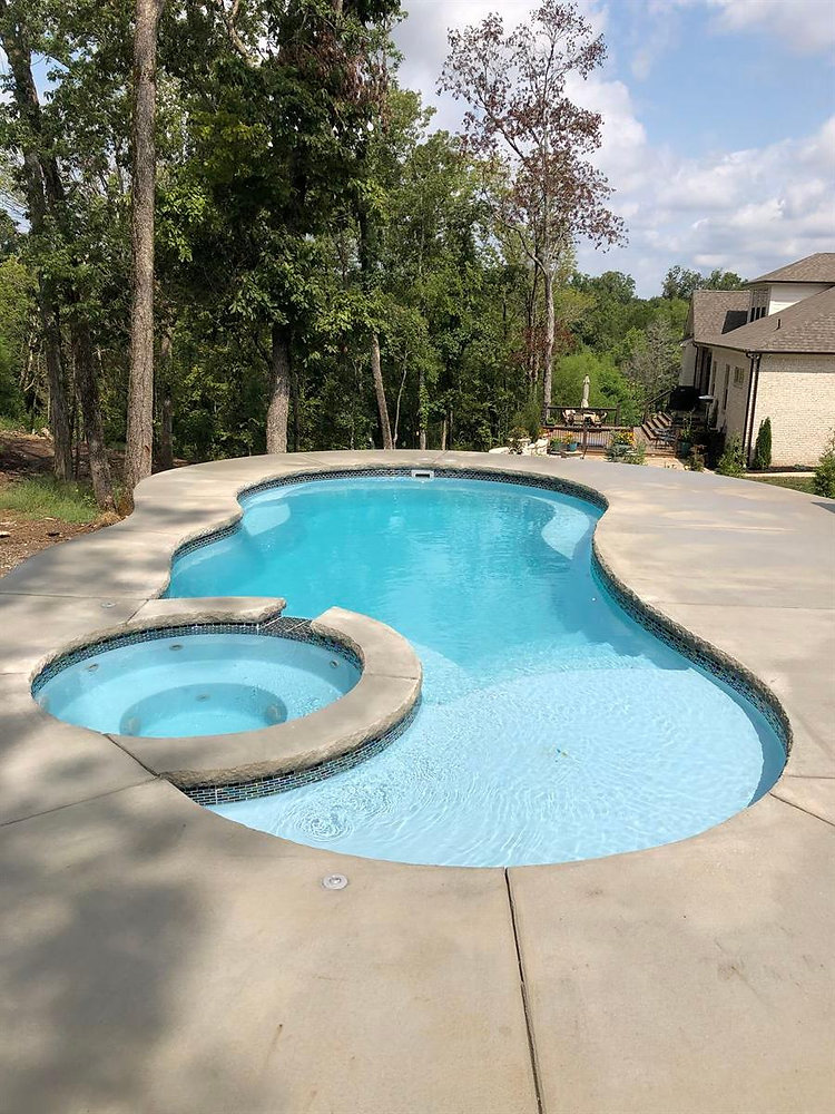 above ground pool with tanning ledge 3