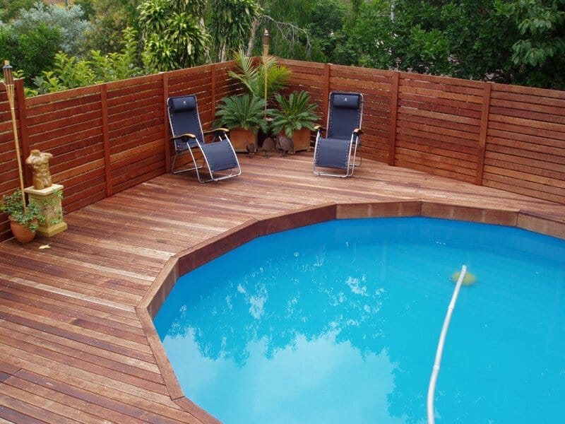 above ground round pool decks 4
