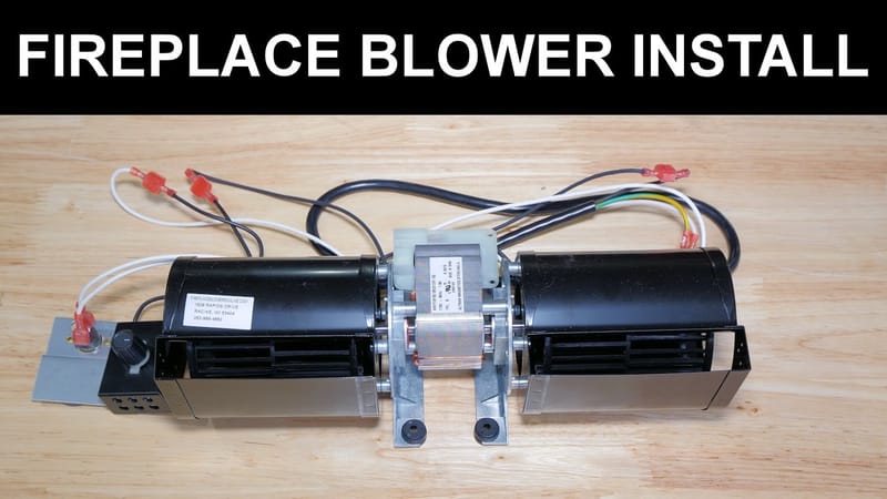 add blower to gas fireplace 1