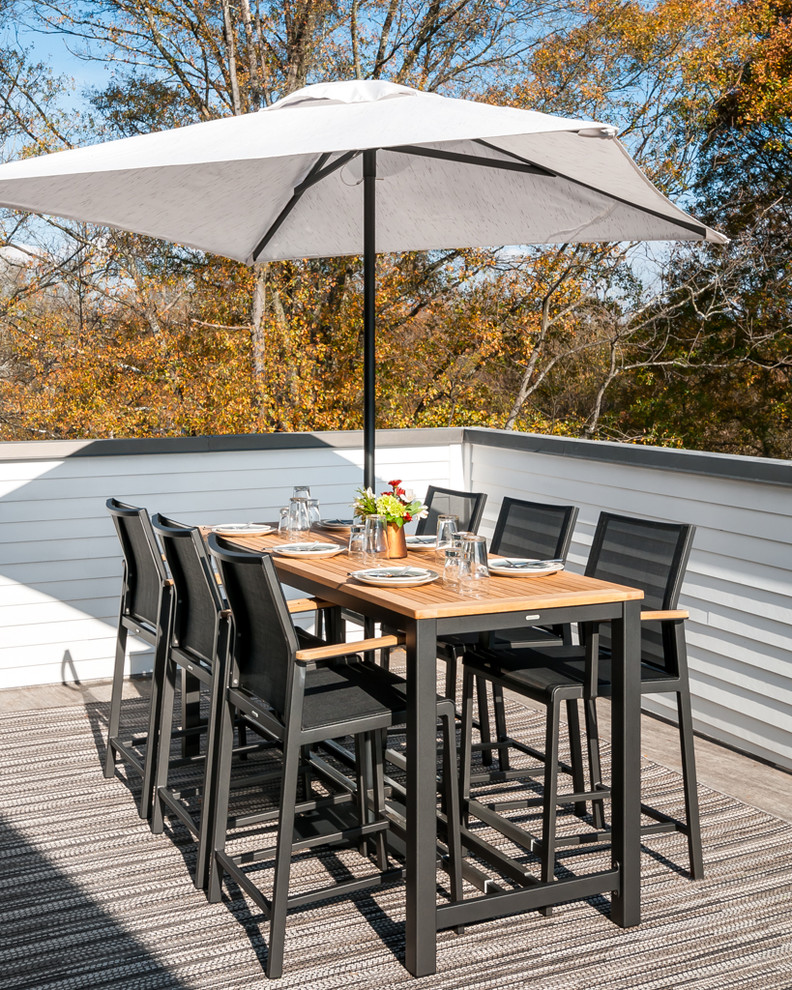 bar height outdoor table for 6 1