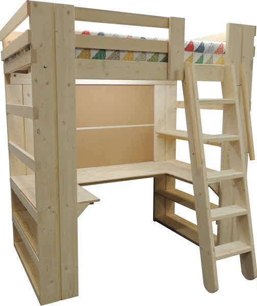 bed rails for lofted beds 1